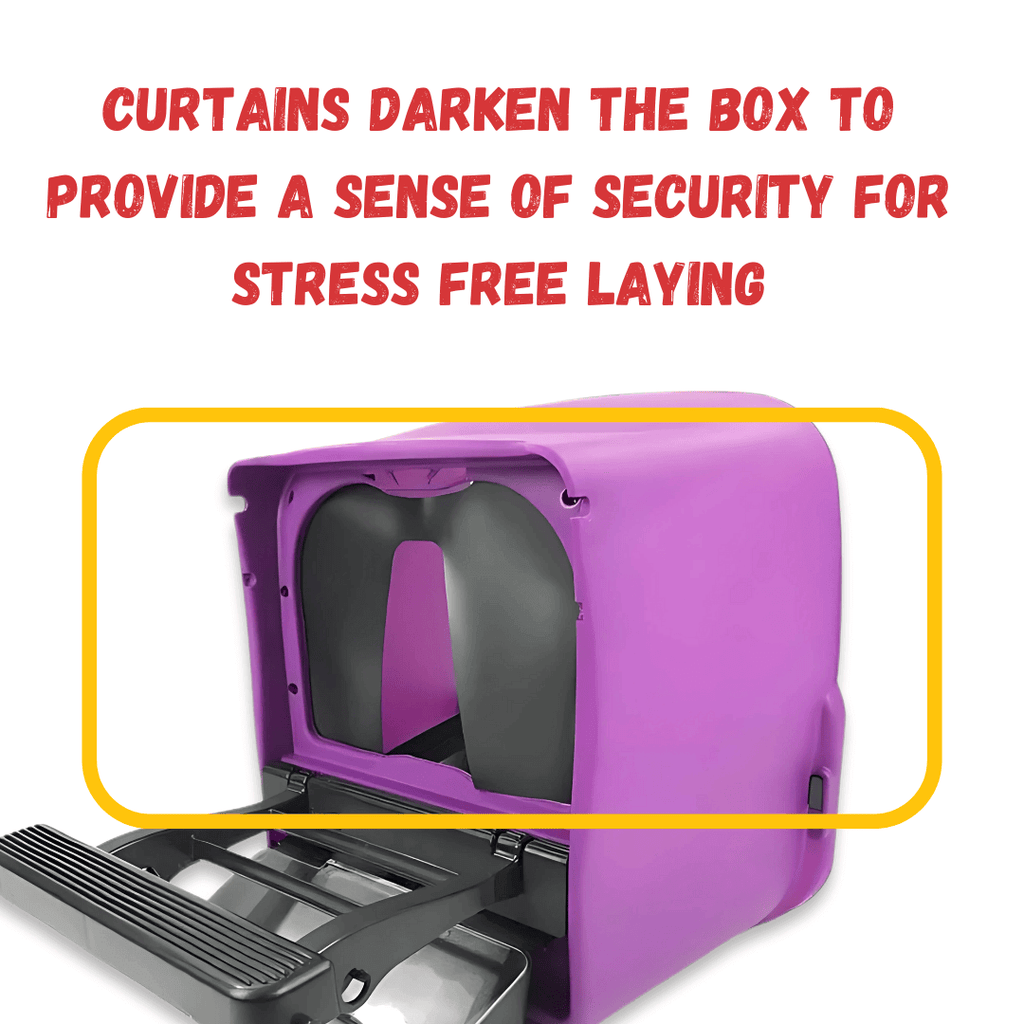 ChickBox Lite Rollaway Nest Box – Purple