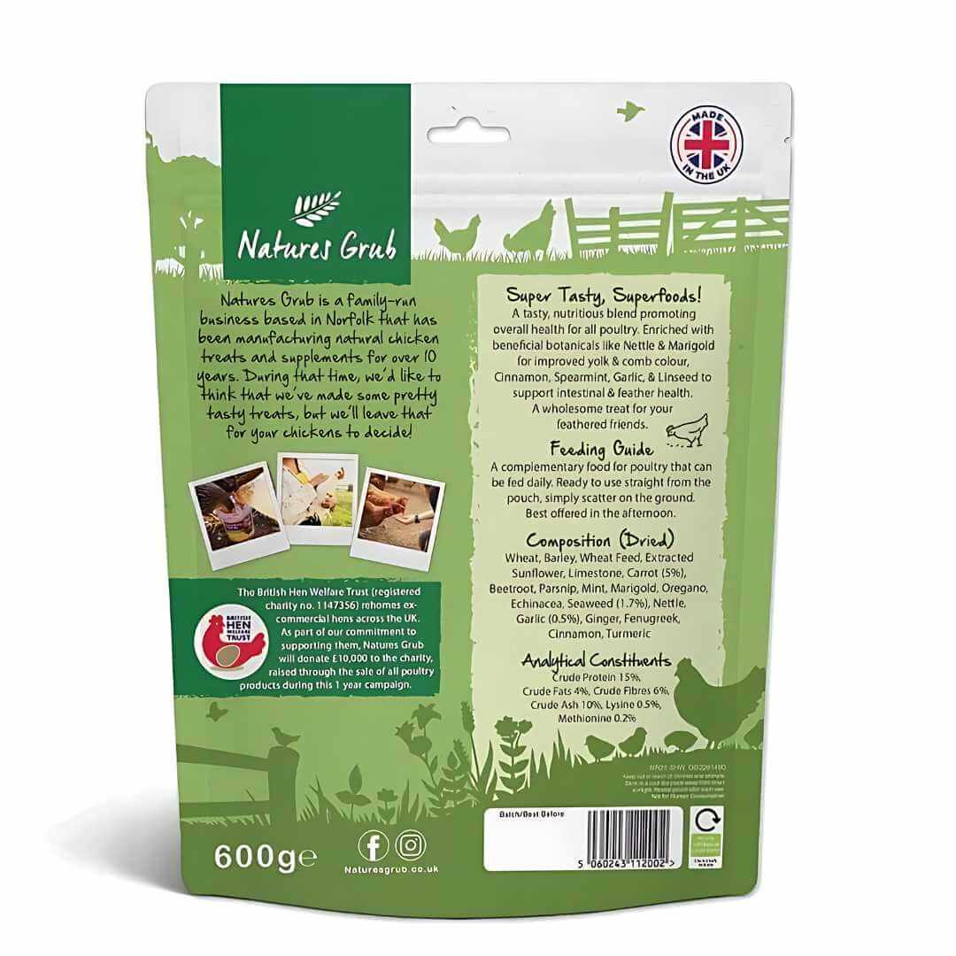 Garlic & Herb Superfoods Treat for Chickens