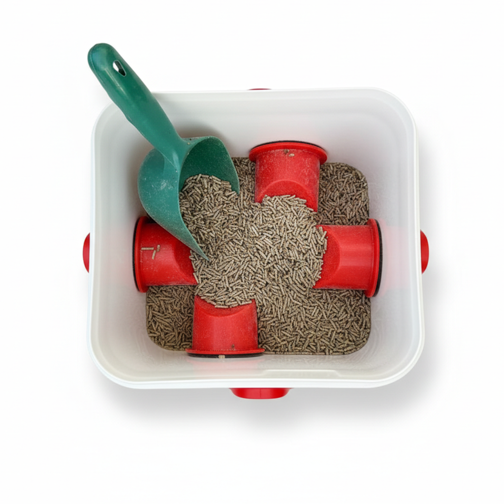 Chicken Feeder - 15KG No Waste Poultry Feeder