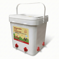 chicken nipple drinker 15 litre capacity on white background