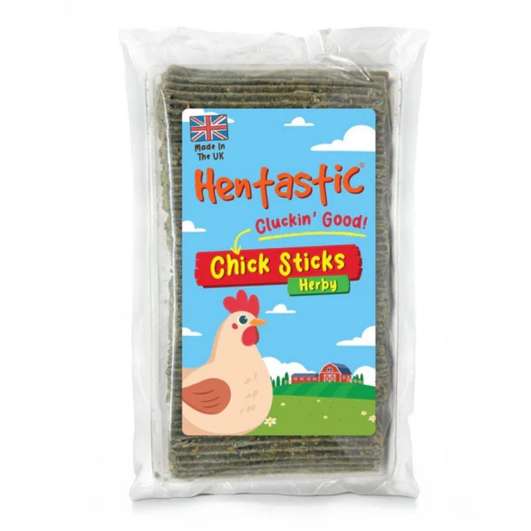 Hentastic Herbal Chick Sticks 6 pack with improved formula, all-natural ingredients and high protein for boredom-busting chicken entertainment